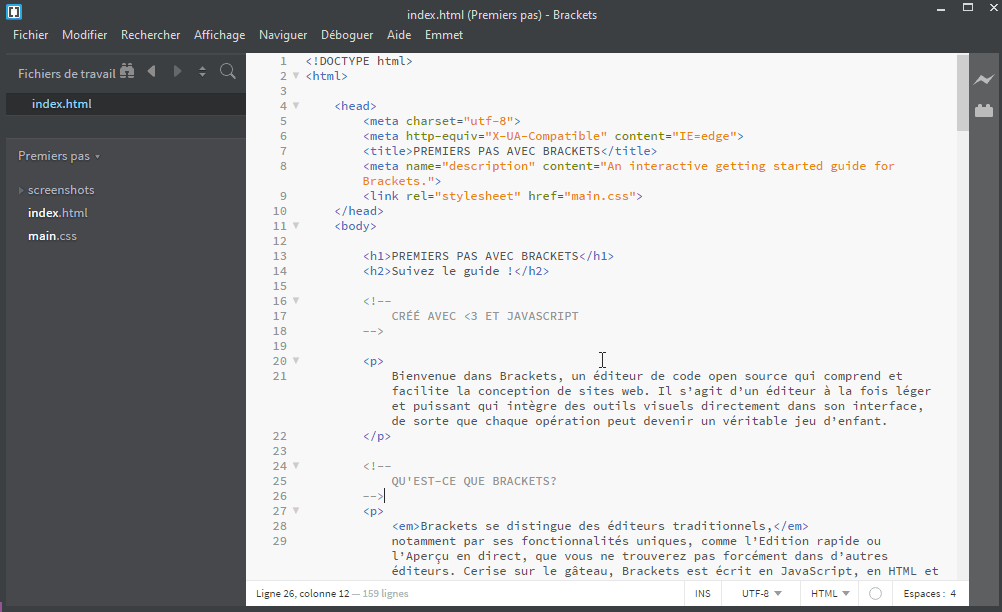 Comment Brackets Comment démarrer avec Brackets ? – Foire Aux Questions